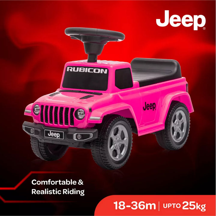 Moon Ride on Jeep Gladiator with Anti Tipping Mechanism (Pink)