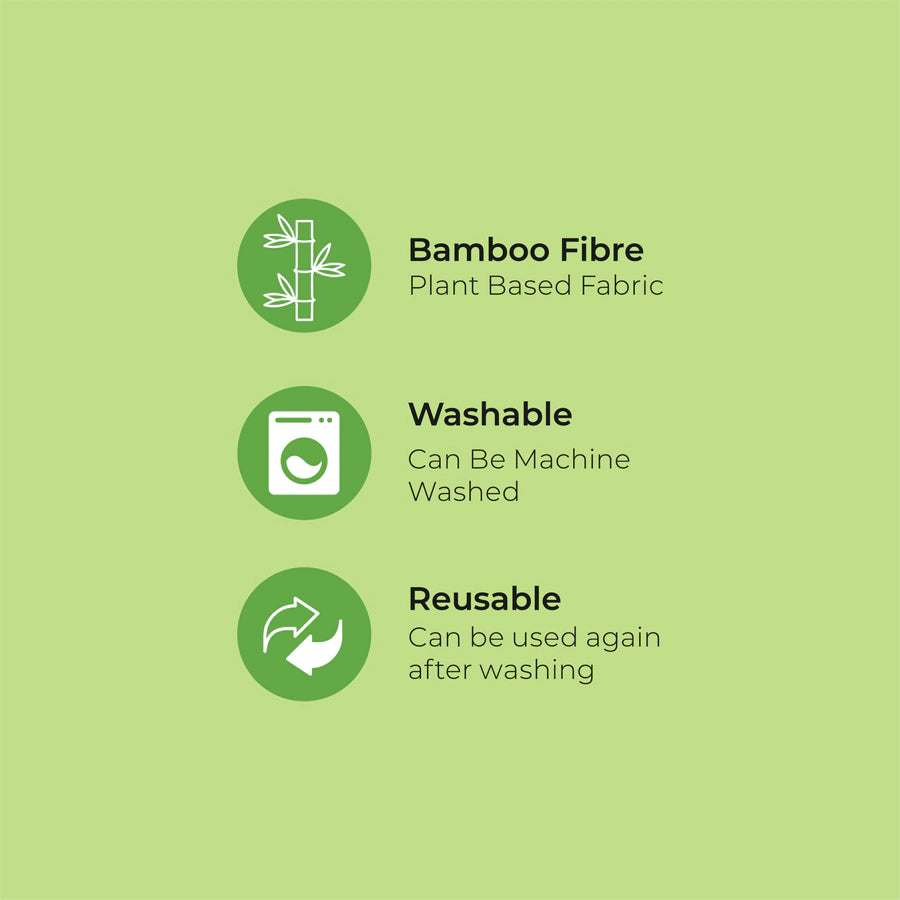 وسادات الثدي القابلة لإعادة الاستخدام من Moon Bamboo وسادات الثدي القابلة لإعادة الاستخدام من Moon Bamboo