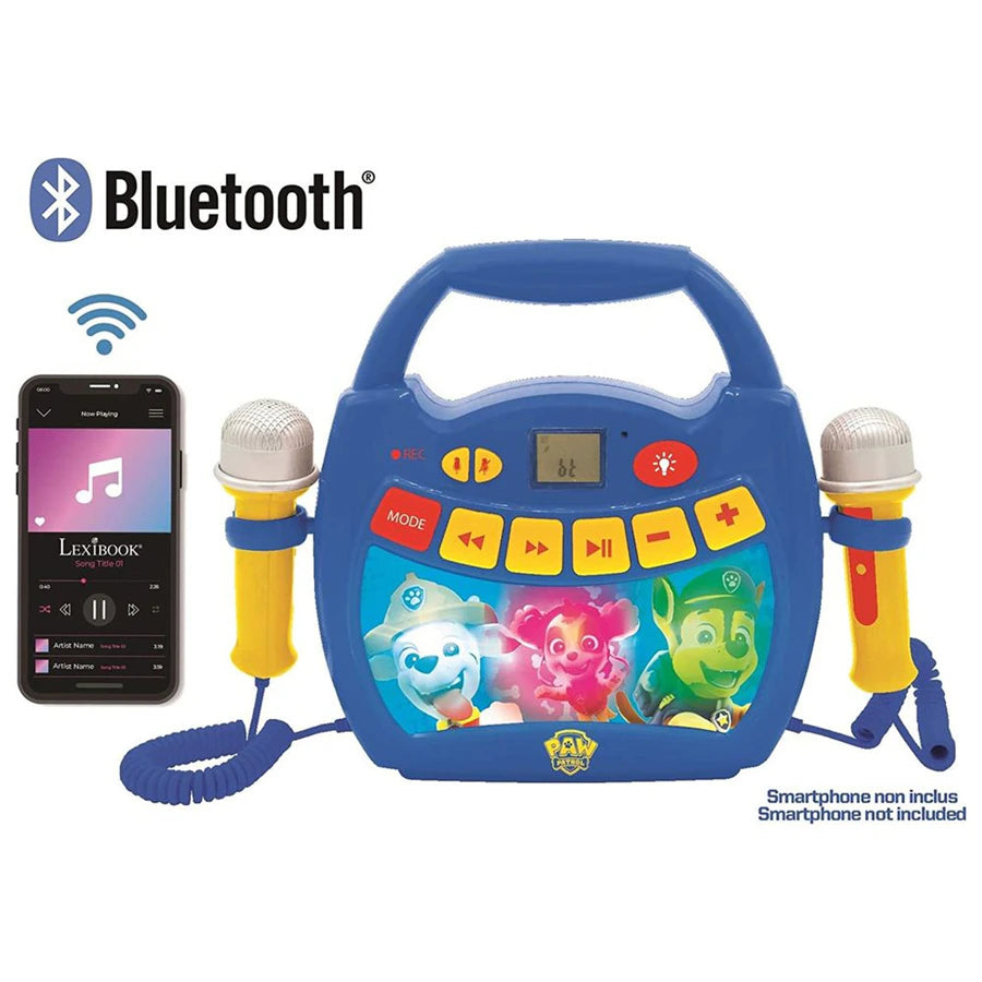 مكبر صوت Lexibook Paw Patrol Bluetooth مع ميكروفون وبطارية قابلة لإعادة الشحن مكبر صوت Lexibook Paw Patrol Bluetooth مع ميكروفون وبطارية قابلة لإعادة الشحن