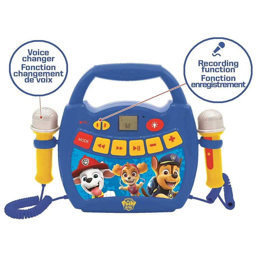 مكبر صوت Lexibook Paw Patrol Bluetooth مع ميكروفون وبطارية قابلة لإعادة الشحن مكبر صوت Lexibook Paw Patrol Bluetooth مع ميكروفون وبطارية قابلة لإعادة الشحن