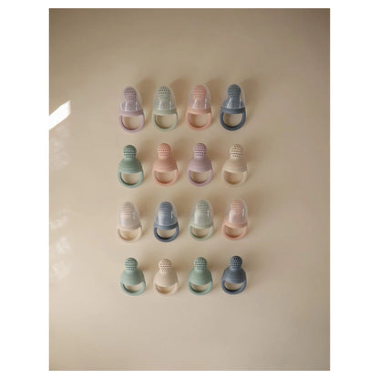 Mushie Silicone Fresh Food Feeder 2-Pack (Sage)
