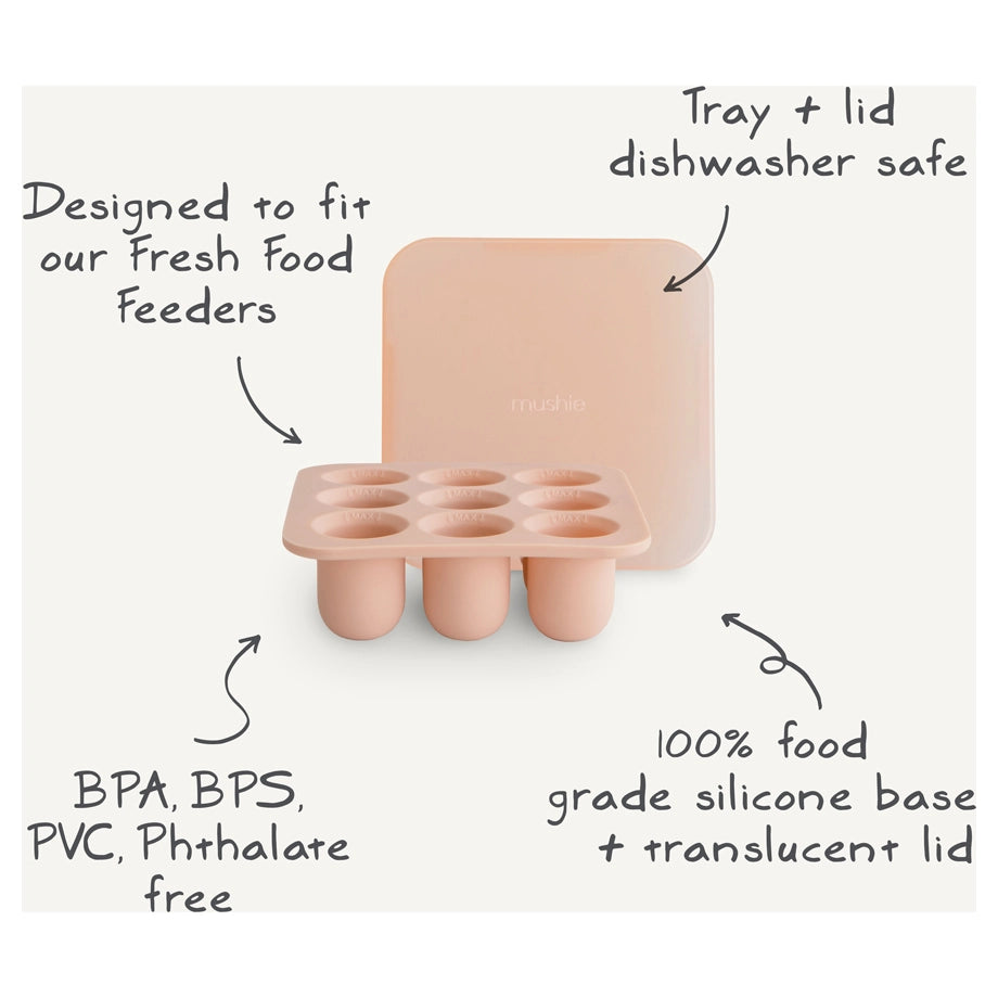 Mushie Fresh Food Feeder Freezer Tray (Tradewinds)