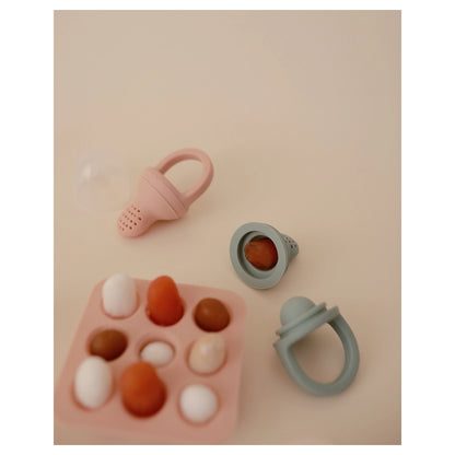 Mushie Fresh Food Feeder Freezer Tray (Blush)