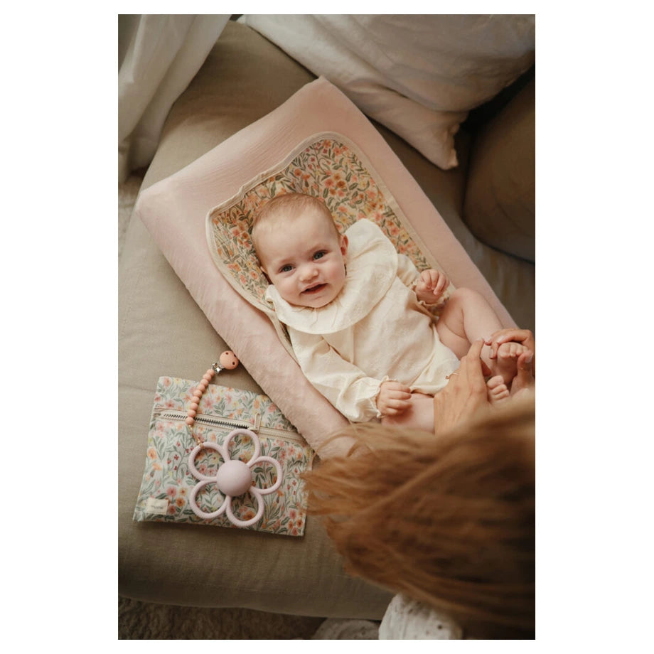 Mushie Pacifier Clips Eva (Powder)