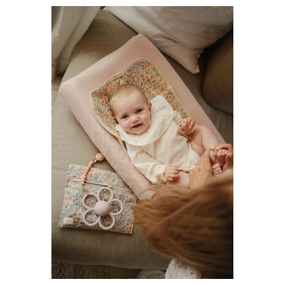Mushie Pacifier Clips Eva (Powder)
