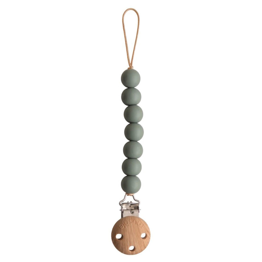 Mushie Pacifier Clips Halo (Dried Thyme)