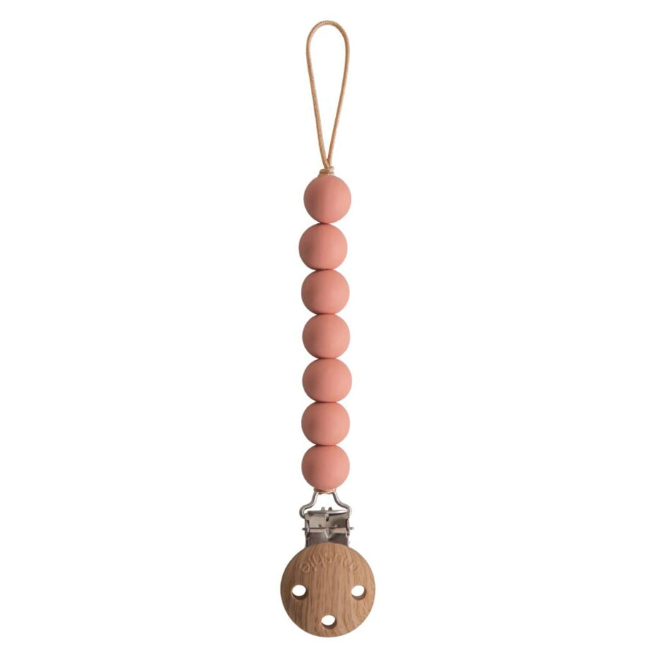Mushie Pacifier Clips Halo (Powder)