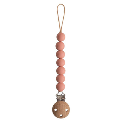 Mushie Pacifier Clips Halo (Powder)