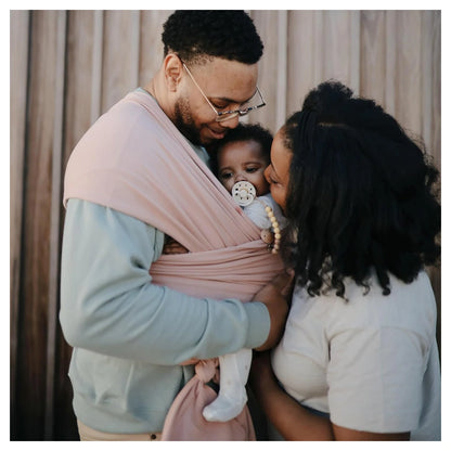 Mushie Baby Carrier Wrap (Blush)