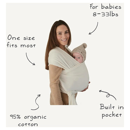 Mushie Baby Carrier Wrap (Mustard Melange)