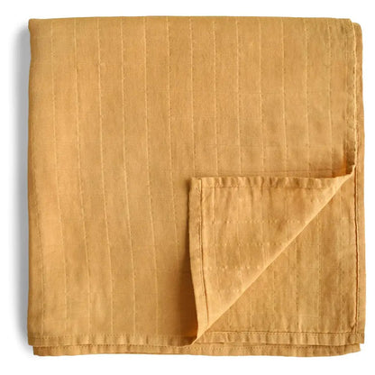 Mushie Swaddle (Fall Yellow)