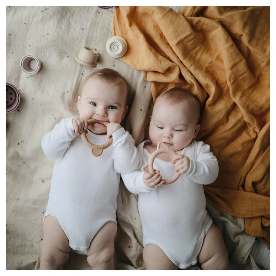 Mushie Swaddle (Fall Yellow)