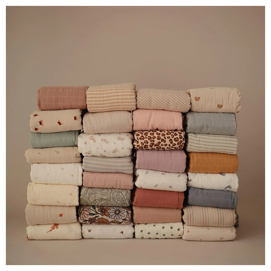 Mushie Swaddle (Fall Yellow)