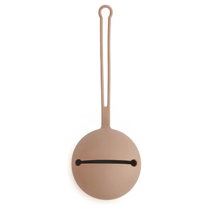 Mushie Pacifier Case (Pale Taupe)