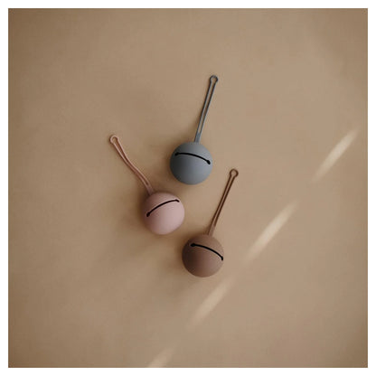 Mushie Pacifier Case (Pale Taupe)