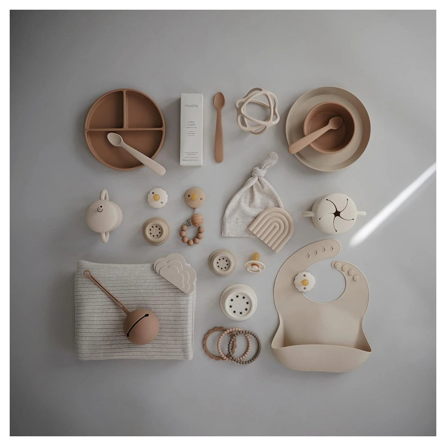 Mushie Pacifier Case (Pale Taupe)