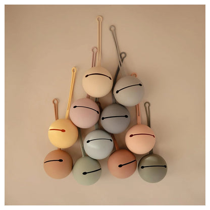 Mushie Pacifier Case (Pale Taupe)