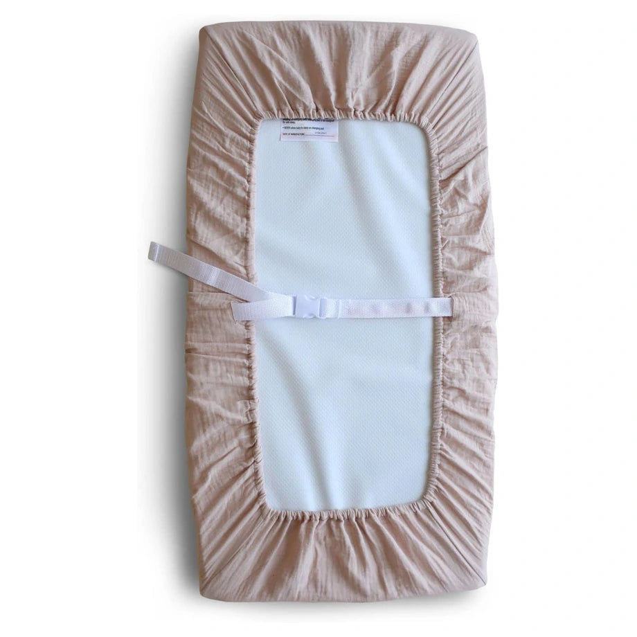 Mushie Changing Pad Cover (Blush)