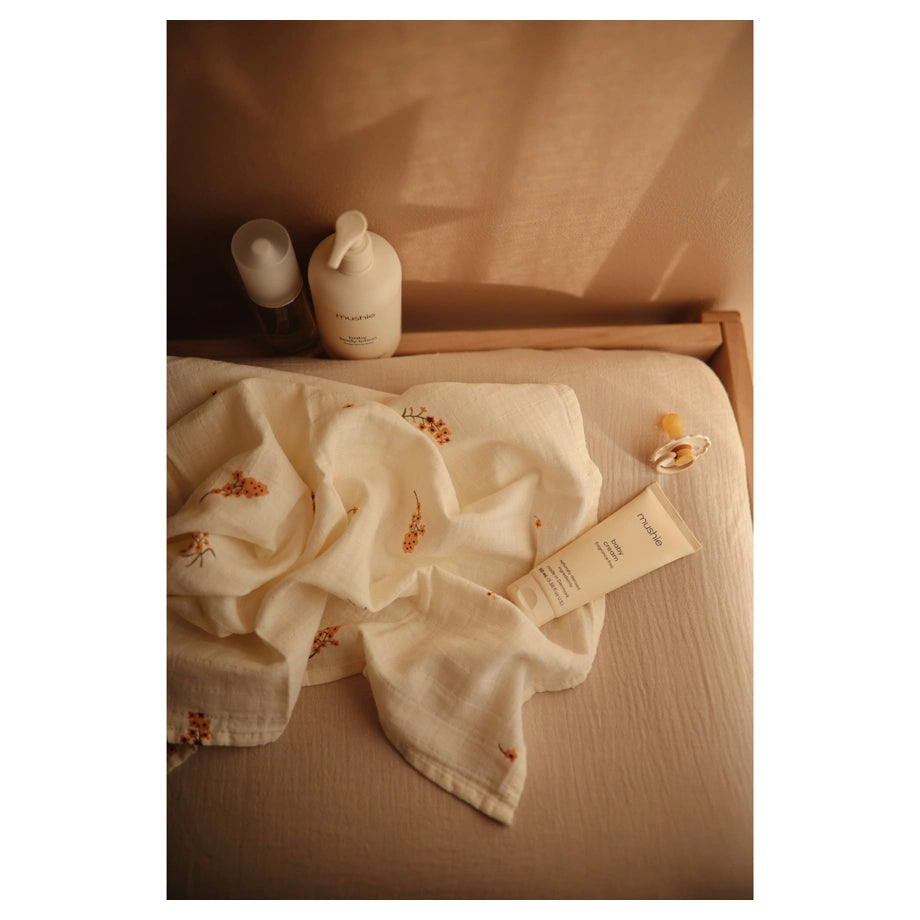 Mushie Changing Pad Cover (Pale Taupe)