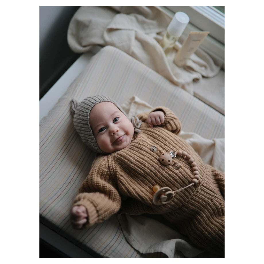 Mushie Changing Pad Cover (Retro Stripes)