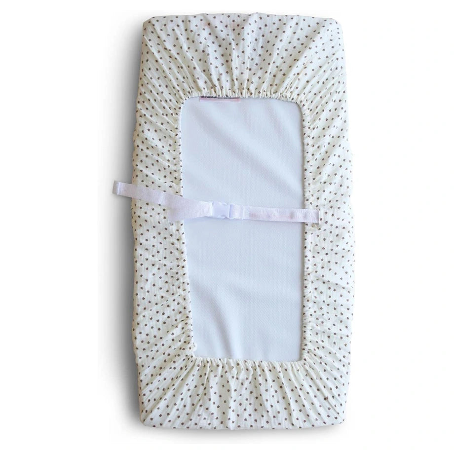 Mushie Changing Pad Cover (Bloom)