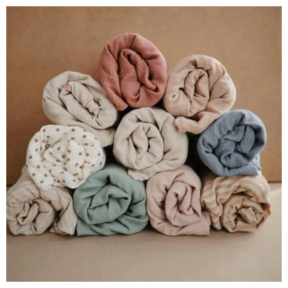 Mushie Changing Pad Cover (Bloom)