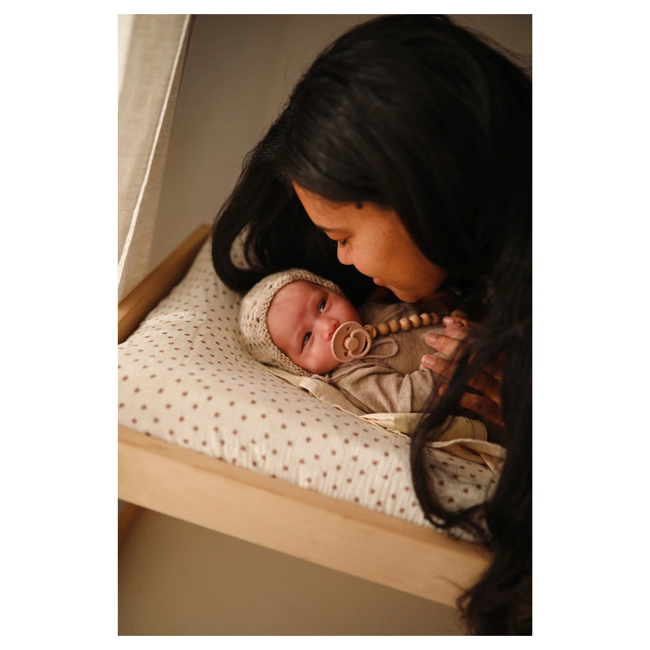 Mushie Changing Pad Cover (Bloom)