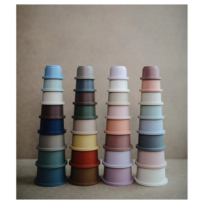 Mushie Stacking Cups (Forest)