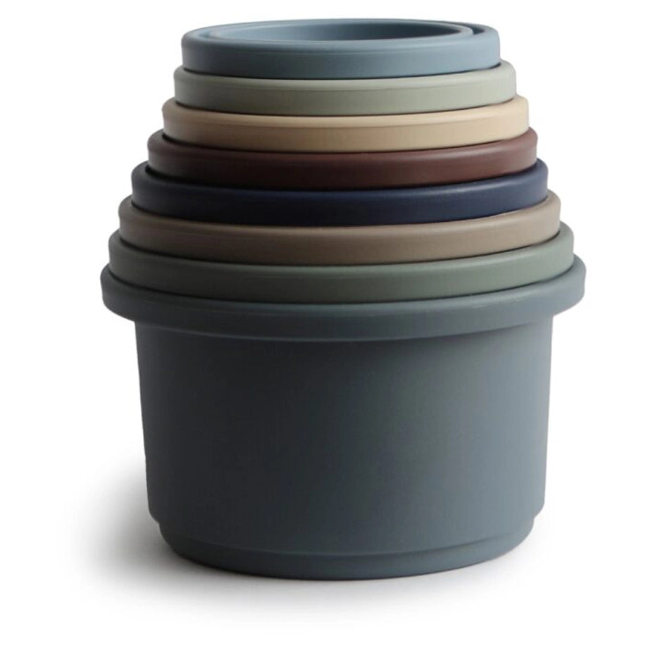 Mushie Stacking Cups (Forest)