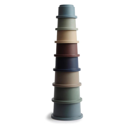 Mushie Stacking Cups (Forest)