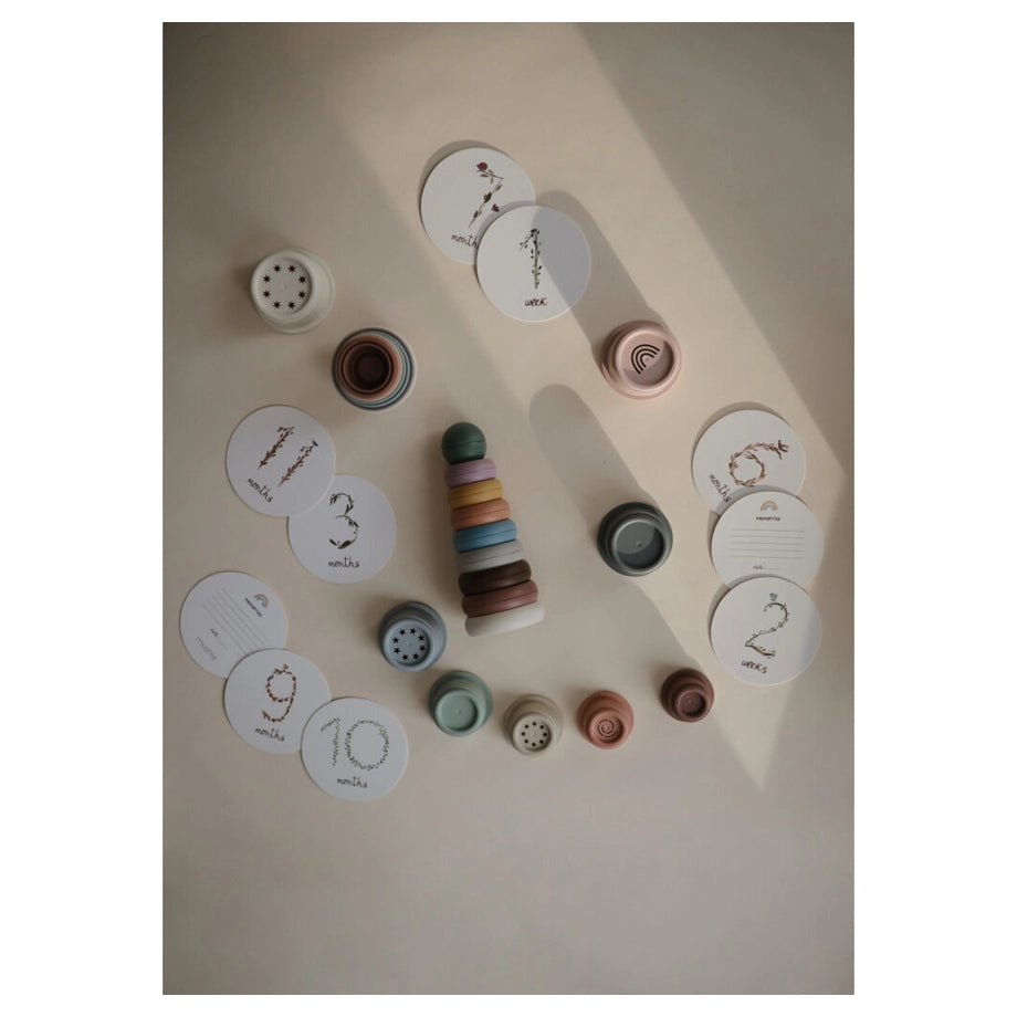 Mushie Stacking Cups (Forest)