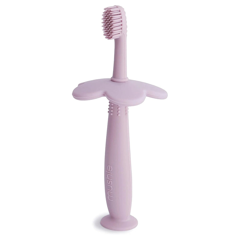 Mushie Flower Training Toothbrush (Soft Lilac)