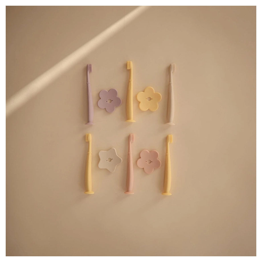 Mushie Flower Training Toothbrush (Soft Lilac)