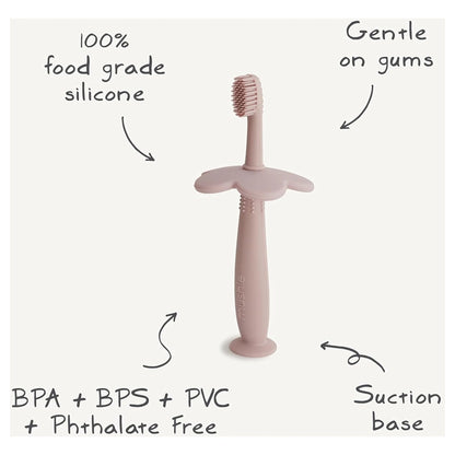 Mushie Flower Training Toothbrush (Soft Lilac)