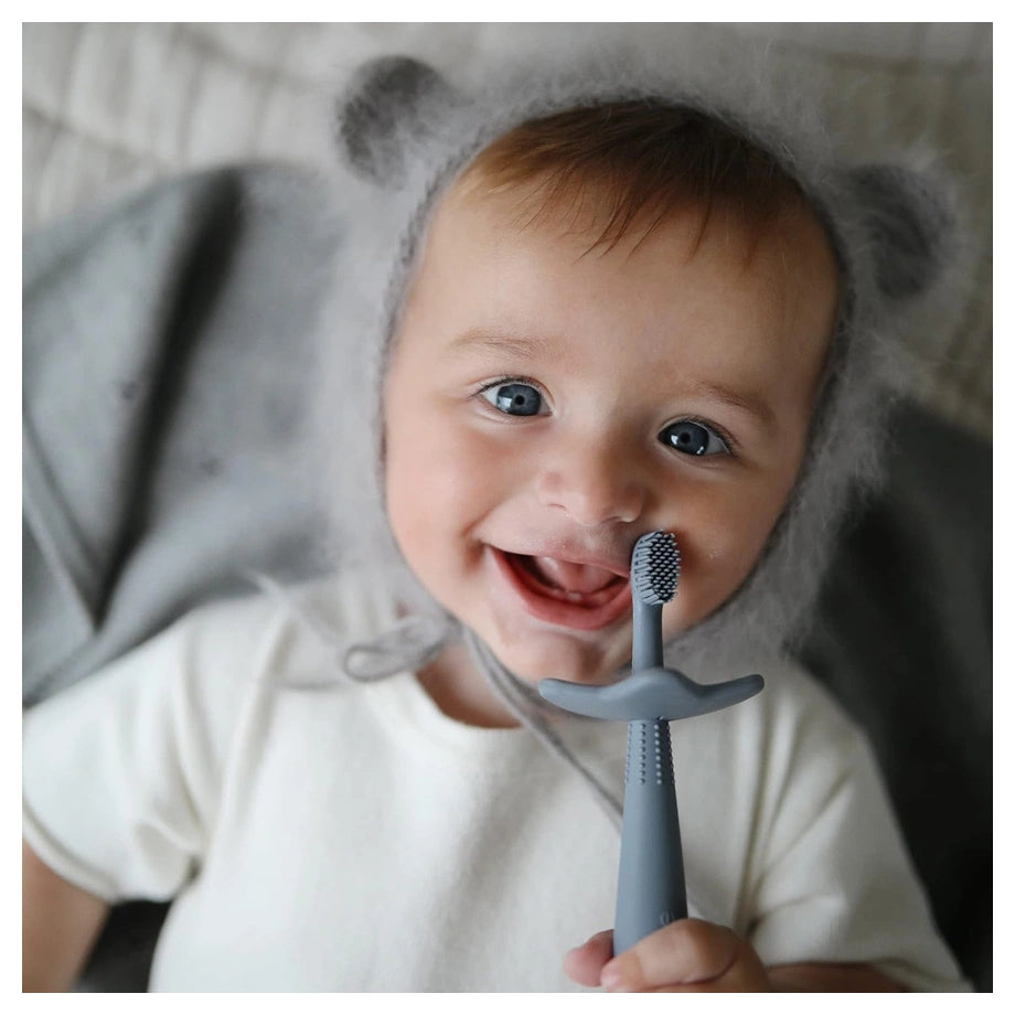 Mushie Star Training Toothbrush (Tradewinds)
