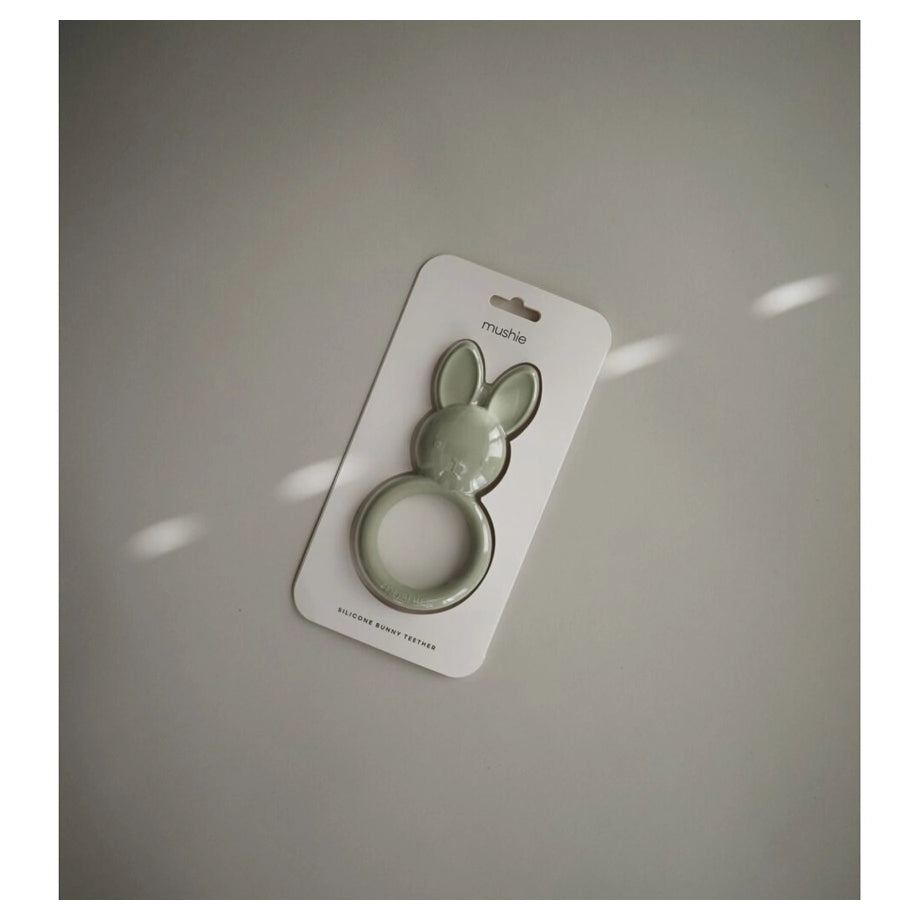 Mushie Teether (Bunny Sage)