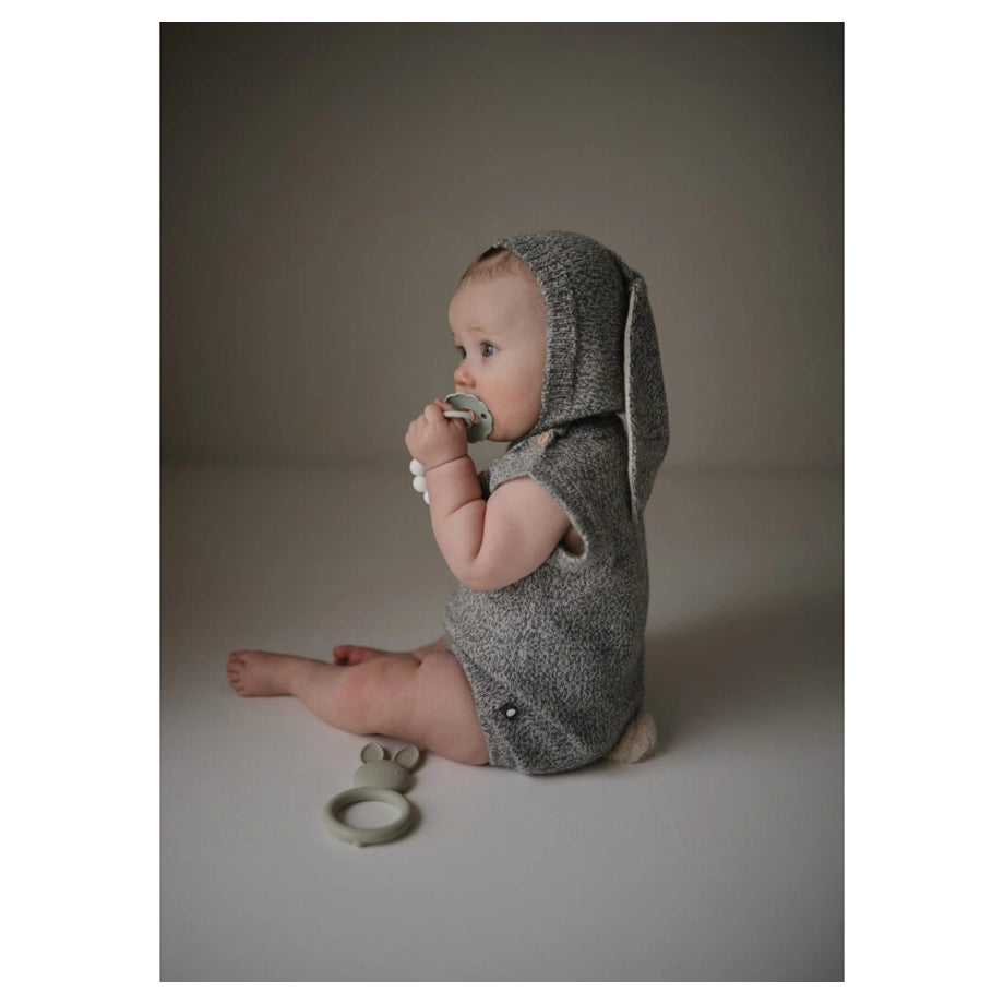 Mushie Teether (Bunny Sage)