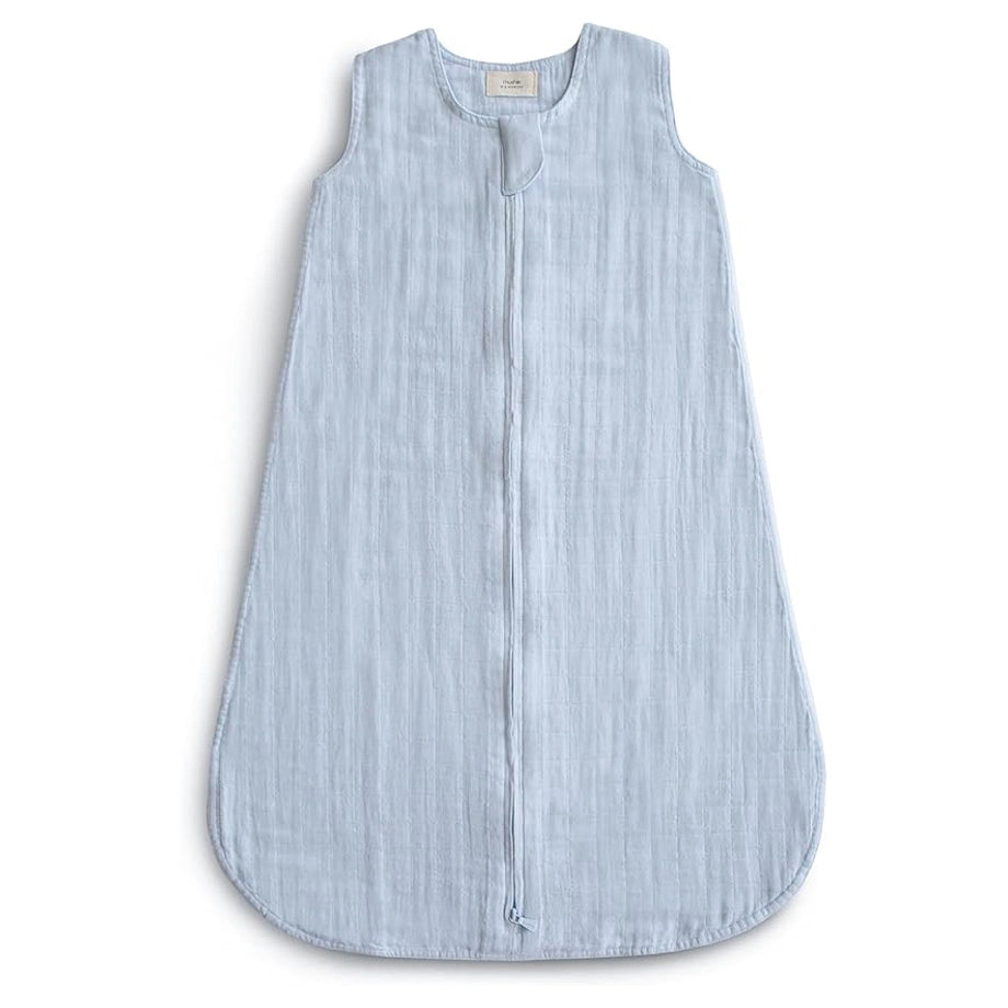 Mushie Muslin Sleep Bag (Baby Blue)