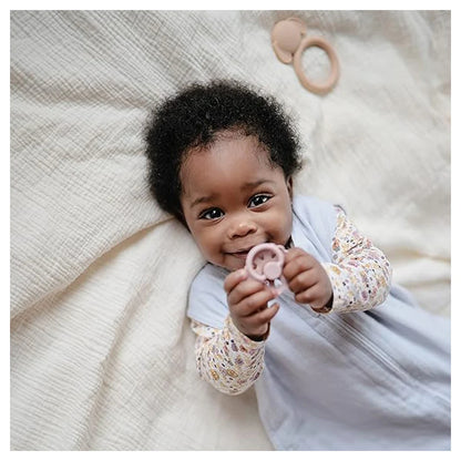 Mushie Muslin Sleep Bag (Baby Blue)