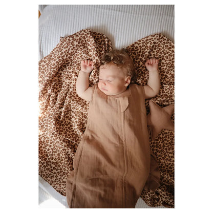 Mushie Muslin Sleep Bag (Fog)