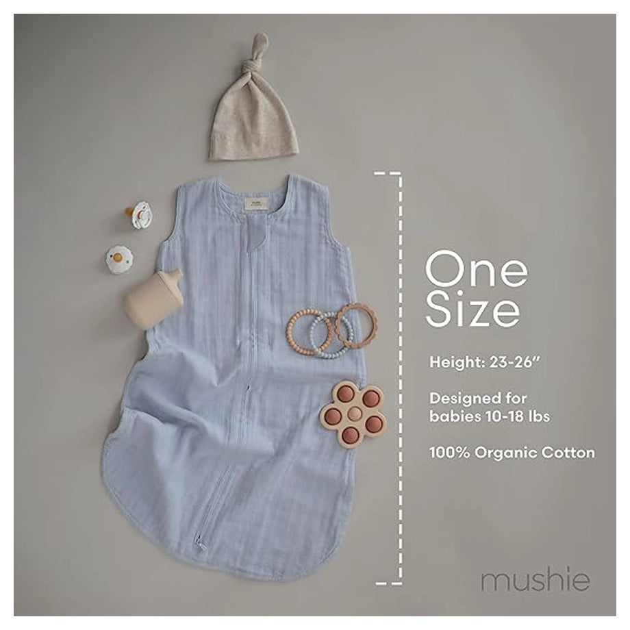 Mushie Muslin Sleep Bag (Natural)