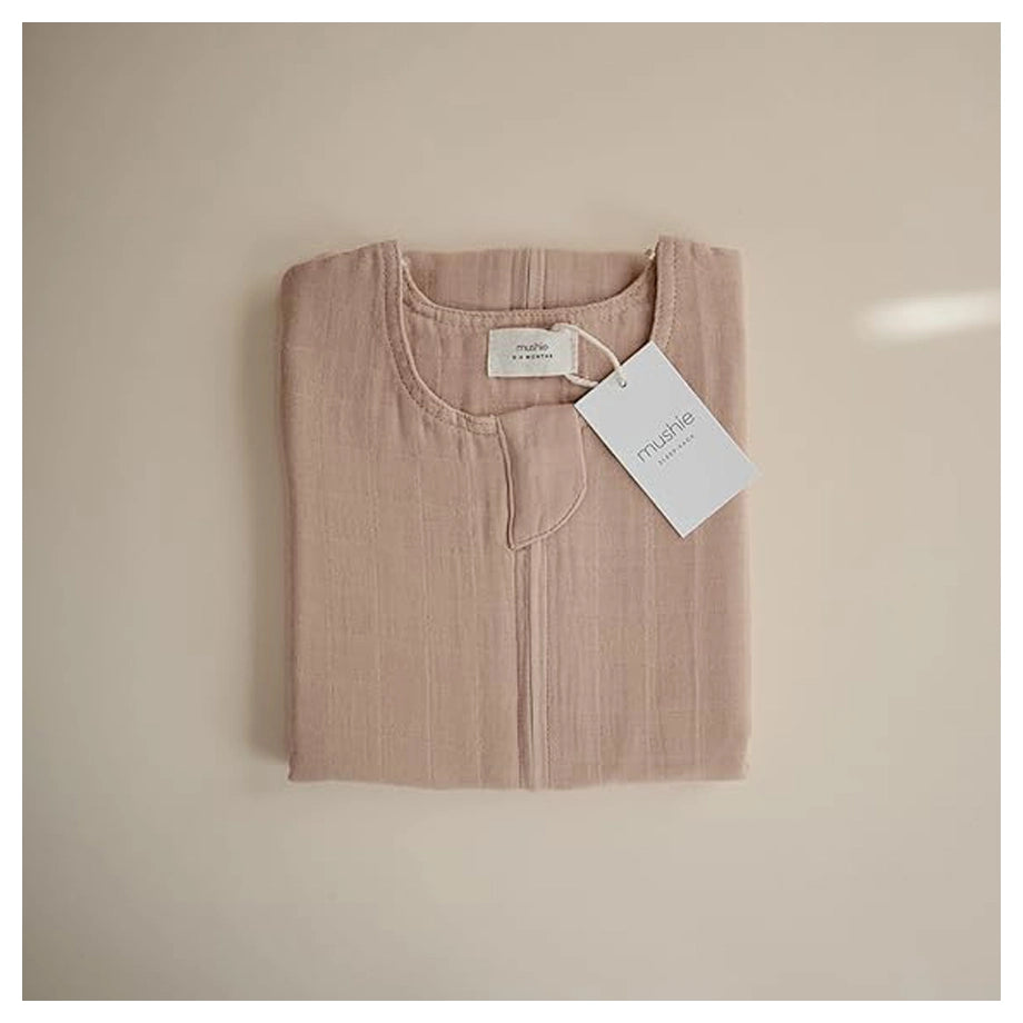 Mushie Muslin Sleep Bag (Natural)