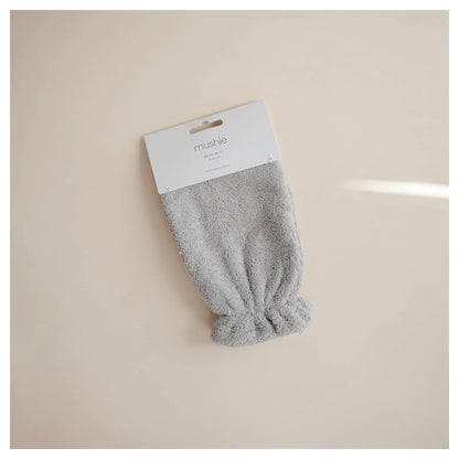 Mushie Bath Mitt 2-Pack (Gray)