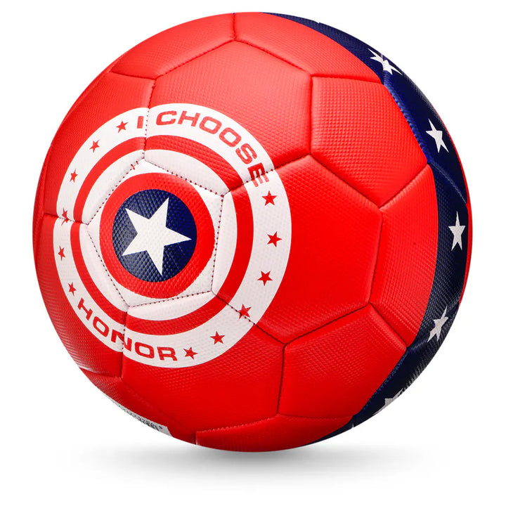 Marvel Captain America Red Football (Blue-Red)