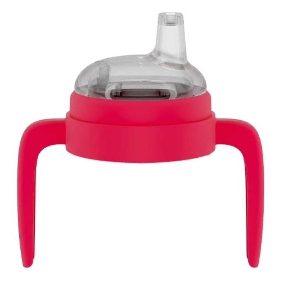 MILK + WATER Baby Sippy Cup Handles And Spout (Neon Red)