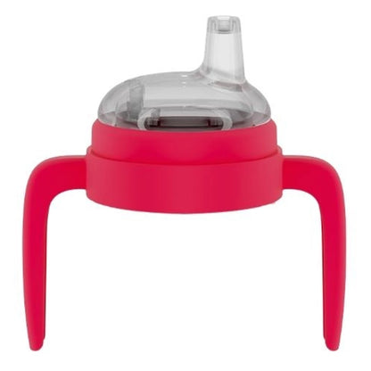 MILK + WATER Baby Sippy Cup Handles And Spout (Neon Red)