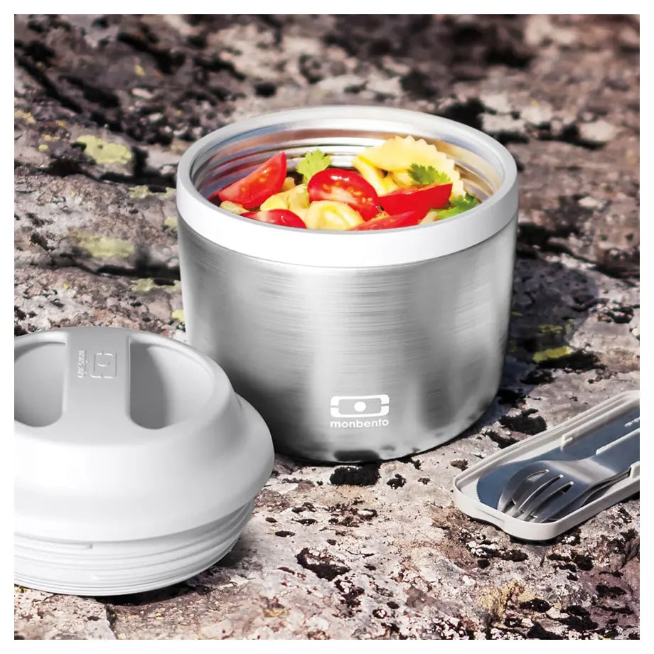 Monbento Element Food Jar ISO Silver (650ml)