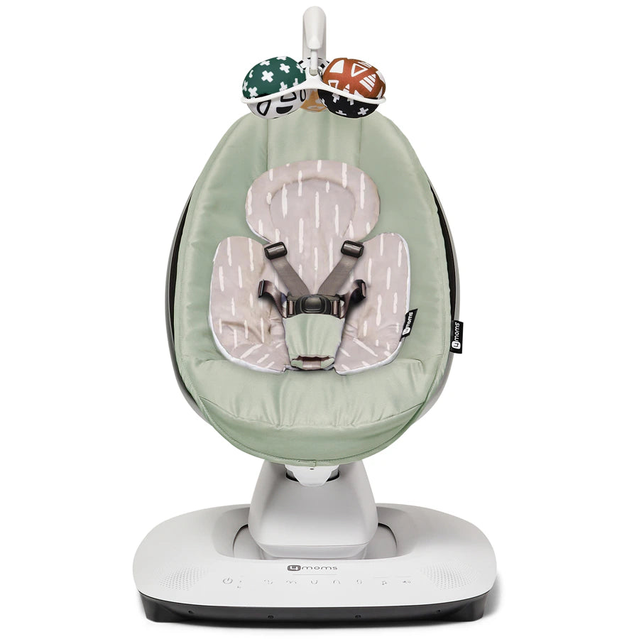 4Moms Mamaroo 5 Multi-Motion Baby Swing (Sage) + Newborn Insert