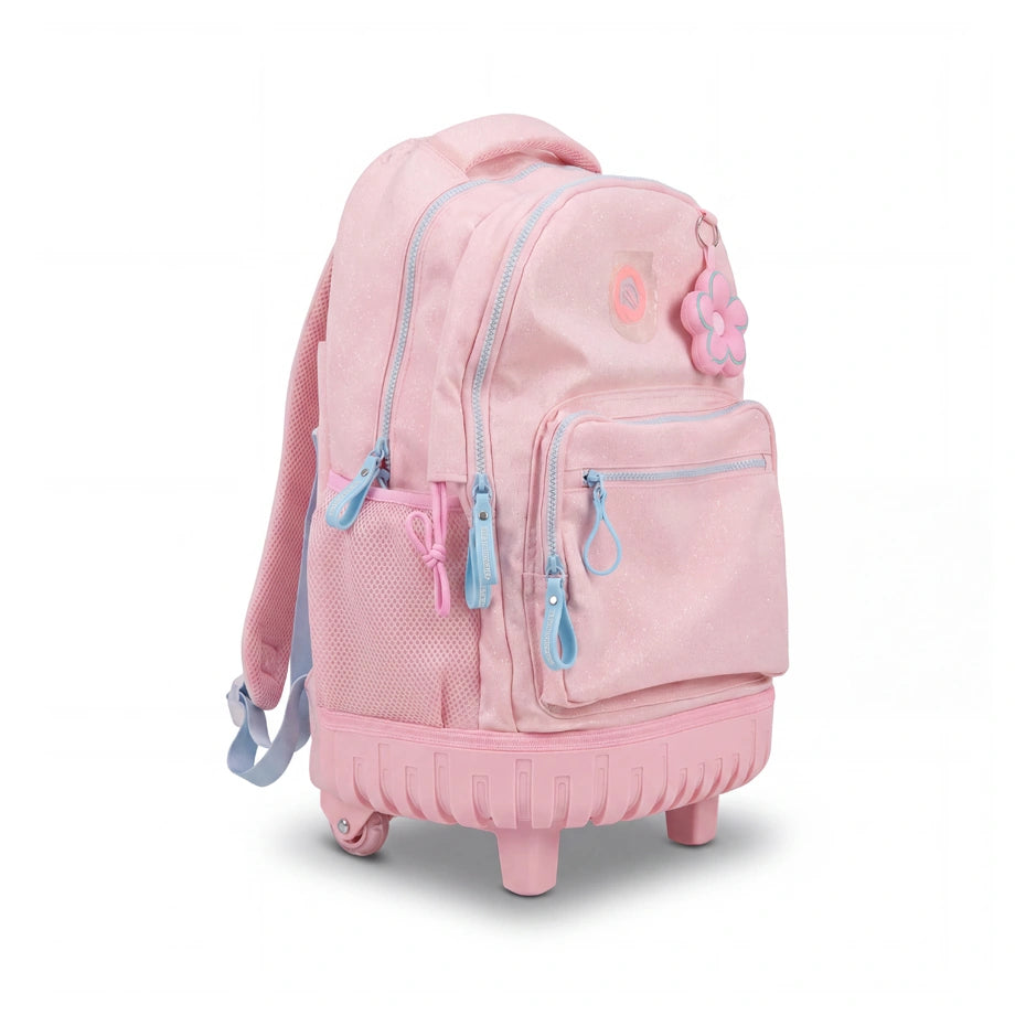 Marshmallow Kids School Trolley Bag Tiara (Pink)