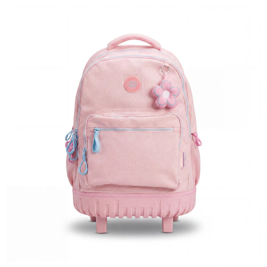 Marshmallow Kids School Trolley Bag Tiara (Pink)